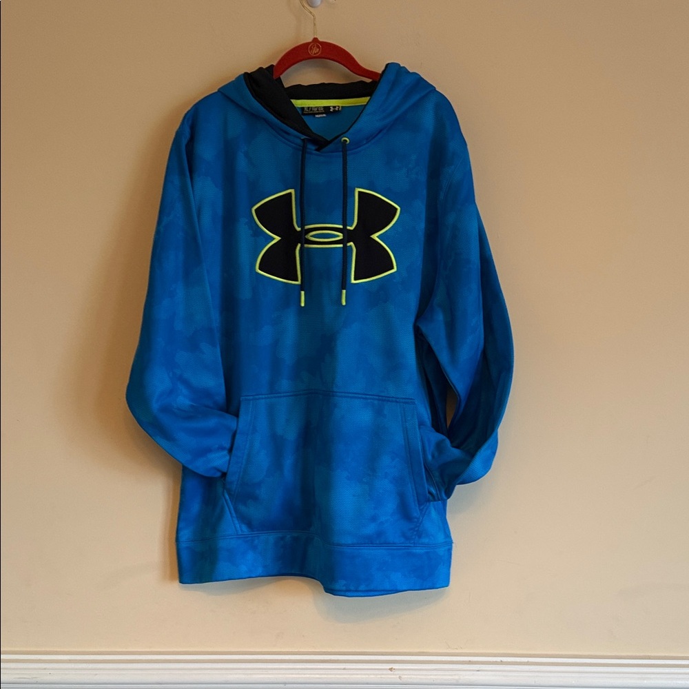 Under Armour Men's Armour Fleece Big‎ Logo Hoodie Sz XL